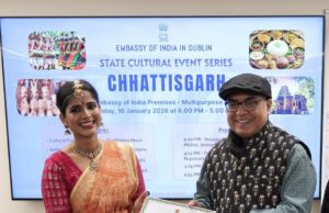 छत्तीसगढ़ की कला आयरलैंड तक पहुँची: डबलिन में छत्तीसगढ़ की लोकसंस्कृति की गूंज