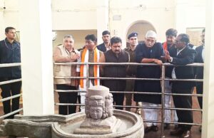 केंद्रीय संस्कृति एवं पर्यटन मंत्री गजेन्द्र सिंह शेखावत ने किया ऐतिहासिक सिरपुर के पुरातात्विक स्थलों का निरीक्षण