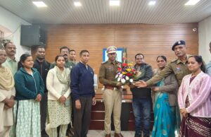 पदस्थापना : अनिल कुमार सोनी ने अतिरिक्त पुलिस अधीक्षक रायगढ़ के रूप में किया पदभार ग्रहण