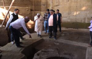 रीवांगढ़ पुरातात्विक उत्खनन स्थल में मिले उत्तर वैदिक काल से पूर्व मानव सभ्यता के अवशेष
