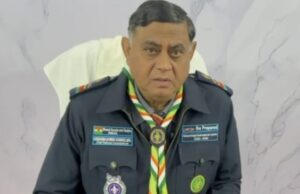 भारत स्काउट एंड गाईड के मुख्य राष्ट्रीय कमिश्नर खण्डेलवाल ने की जम्बुरी की व्यवस्थाओं की तारीफ..