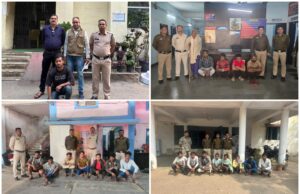 फरार वारंटियों की धरपकड़ के लिए एसएसपी शशि मोहन सिंह ने चलाया 48 घंटे का महा अभियान