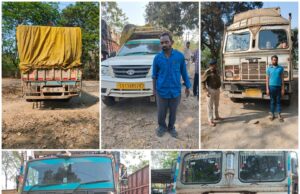 करीब 50 लाख रुपये का स्क्रैप और 1 करोड़ 10 लाख रुपये कीमत के वाहन जब्त, कुल 1.60 करोड़ रुपये की संपत्ति जप्त