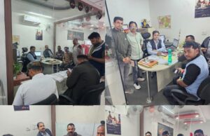 गाजीपुर प्रेस क्लब में रचा इतिहास, बीमा कैंप में जुटी पत्रकारों की भीड़
