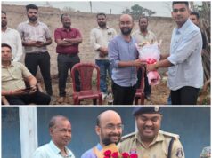 यूपीएससी में सफलता पाने वाले अजय गुप्ता से एसएसपी शशि मोहन सहित अधिकारियों की सौजन्य भेंट, उज्ज्वल भविष्य की दी शुभकामनाएं