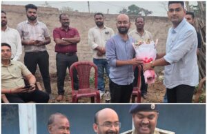 यूपीएससी में सफलता पाने वाले अजय गुप्ता से एसएसपी शशि मोहन सहित अधिकारियों की सौजन्य भेंट, उज्ज्वल भविष्य की दी शुभकामनाएं