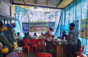 स्काई एलॉयज़ एंड पावर लिमिटेड, टेमटेमा़ में निःशुल्क आयुर्वेदिक स्वास्थ्य शिविर का आयोजन|