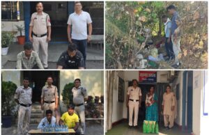 “ऑपरेशन आघात” के तहत अवैध शराब पर अलग-अलग थानों में ताबड़तोड़ कार्रवाई —10 आरोपी गिरफ्तार, दो बाइक भी जब्त