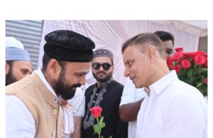 नगर पालिका अध्यक्ष अश्वनी शर्मा ने ईद की बधाई दी