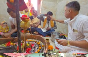 8.63 लाख से होंगा वार्ड 9 में शिव मंदिर उन्नयन कार्य,मेयर एवं सभापति ने विकास कार्यों का किया भूमिपूजन