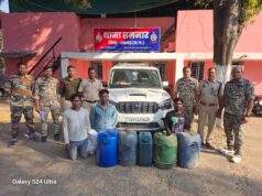 डीजल चोर गैंग पर पुलिस की बड़ी कार्रवाई, हाईवा चालकों से लूट और डीजल चोरी करने वाले तीन आरोपी गिरफ्तार