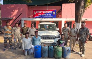 डीजल चोर गैंग पर पुलिस की बड़ी कार्रवाई, हाईवा चालकों से लूट और डीजल चोरी करने वाले तीन आरोपी गिरफ्तार