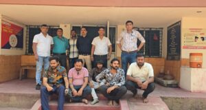 पुलिस की बड़ी कार्रवाई अंतरराज्यीय साइबर फ्रॉड गैंग से जुडे 5 आरोपी गिरफ्तार