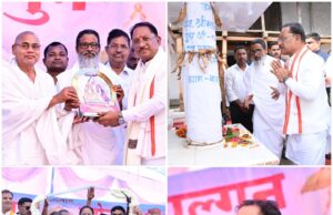 मुख्यमंत्री विष्णु देव साय कबीर मठ आश्रम में आयोजित अखिल भारतीय सद्गुरु कबीर संत सम्मेलन में हुए शामिल