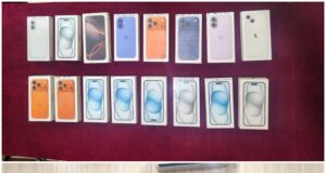 मोबाइल शॉप में हुई लाखों की चोरी का खुलासा, 14 लाख के 16 नग आईफोन की शत-प्रतिशत बरामदगी