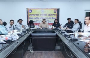 मनरेगा कार्यों में तेजी लाने कलेक्टर सख्त, जिला स्तरीय समिति की बैठक में लंबित कार्यों की गहन समीक्षा