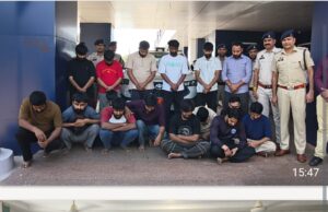 आईपीएल क्रिकेट मैंचों पर आनलाईन सट्टा संचालित करने वाले अंतराज्यीय संगठित गिरोह का किया गया पर्दाफाश