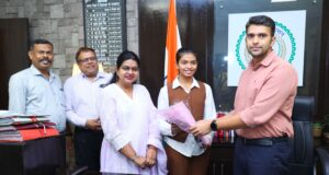 रायगढ़ जिले की आद्यशा ने रचा इतिहास: सीबीएसई 10वीं में 99.8% अंक के साथ प्रदेश में अव्वल,कलेक्टर ने किया सम्मानित