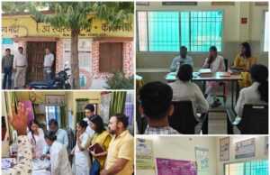 स्वास्थ्य अमले ने किया स्वास्थ्य सेवाओं की गुणवत्ता सुधारने औचक निरीक्षण