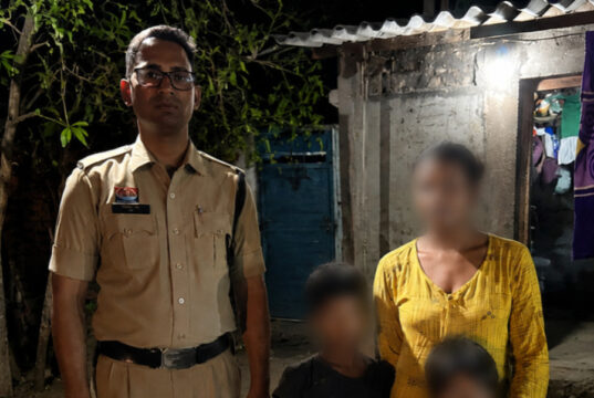 पुलिस की संवेदनशीलता, पुलिस ने बिछड़े मासूम को परिवार से मिलाया