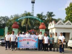 भूतपूर्व सैनिकों ने मनाया विश्व योग दिवस, योगाभ्यास कर दिया स्वास्थ्य का संदेश