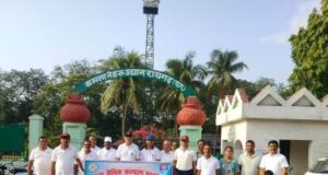 भूतपूर्व सैनिकों ने मनाया विश्व योग दिवस, योगाभ्यास कर दिया स्वास्थ्य का संदेश
