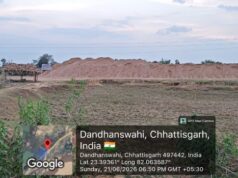 मुख्यमंत्री के निर्देश पर अवैध रेत खनन और भंडारण के विरुद्ध लगातार हो रही सख्त कार्रवाई