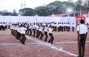 रायगढ़ के शहीद कर्नल विप्लव त्रिपाठी स्टेडियम में उमड़ा जनसैलाब: आरएसएस के 15 दिवसीय ‘संघ शिक्षा वर्ग’ का भव्य समापन