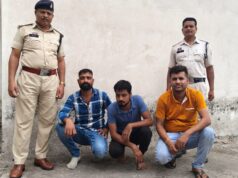 उधारी की रकम वसूलने घर में घुसे तीन बदमाश गिरफ्तार,10 लाख रुपये की जबरन वसूली के लिए व्यापारी से मारपीट, जान से मारने की धमकी