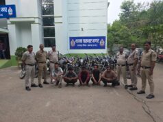 करीब 9 लाख की मोटरसाइकिलें बरामद, 5 शातिर वाहन चोर गिरफ्तार, 2 फरार आरोपियों की तलाश जारी