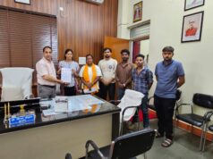 अखिल भारतीय विद्यार्थी परिषद (ABVP) ने शहीद नंद कुमार पटेल विश्वविद्यालय में UTD कैंपस की मांग को लेकर कुलपति जी को सौंपा ज्ञापन