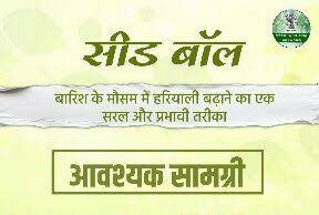 सीड बॉल अभियान- हरियाली बढ़ाने का सरल और प्रभावी माध्यम