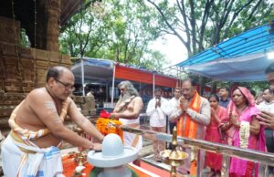 मुख्यमंत्री विष्णुदेव साय ने भोरमदेव धाम में की पूजा-अर्चना, प्रदेश की सुख-समृद्धि के लिए की मंगलकामना