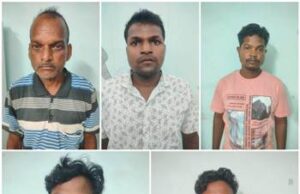 ऑपरेशन अंकुश : चिमटापाली जंगल में जुआ फड़ पर पुलिस की दबिश, 5 जुआरी गिरफ्तार, 12,800 नगद व ताश-पत्ती जब्त