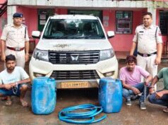 रात के अंधेरे में ट्रकों-ट्रेलरों का डीजल उड़ाने वाले गिरोह का भंडाफोड़, तमनार पुलिस की ताबड़तोड़ कार्रवाई