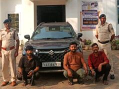 चोरी डाला समेत 21 लाख की संपत्ति बरामद, 3 आरोपी गिरफ्तार