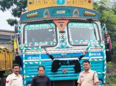 24 टन अवैध कबाड़ से लदा 14 चक्का ट्रक पकड़ा, ₹17.55 लाख का माल और वाहन जब्त