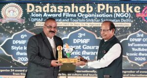 समाजसेवा के उत्कृष्ट कार्यों के लिए डॉ. अरुण छाबड़ा बंटी को दादासाहेब फाल्के भारत गौरव आइकॉन अवार्ड