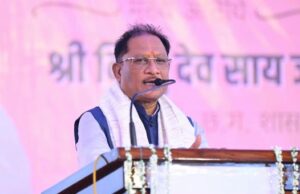 बनोरा अघोर गुरु पीठ पहुंचे मुख्यमंत्री विष्णुदेव साय