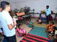 बाढ़ की मुश्किल घड़ी में अपनों के बीच पहुंचे वित्त मंत्री ओ.पी. चौधरी