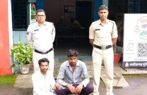 अंग्रेजी शराब की तस्करी करते दो आरोपी गिरफ्तार, आरोपियों से 35 पाव व्हिस्की बरामद