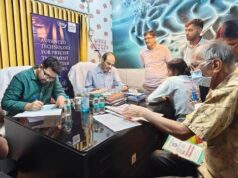 कैंसर की समय पर पहचान के लिए जिला अस्पताल में लगा निःशुल्क शिविर