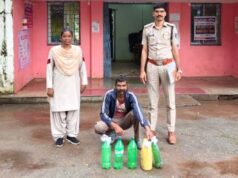 अवैध महुआ शराब पर तमनार पुलिस की कार्रवाई, 13 लीटर शराब के साथ आरोपी गिरफ्तार