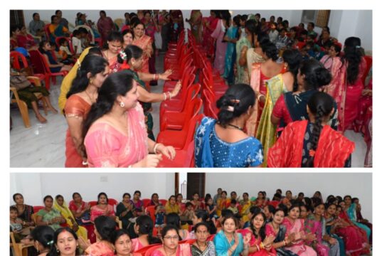 बलौदाबाजार में साहू समाज की मातृशक्तियों का तीजा मिलन कार्यक्रम उत्साहपूर्वक संपन्न